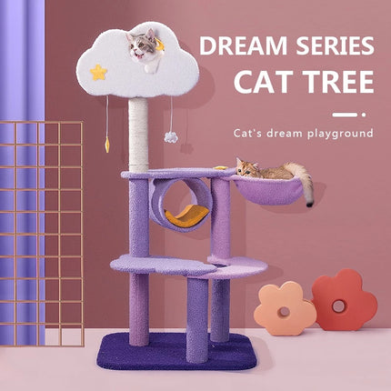 Cat Climbing Frame Cat Bed Cat Tree Jumping Platform Furniture Activity Center