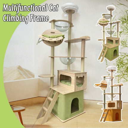Multi Functional Cat Climbing Tree Tower Stand House Furniture Activity Center