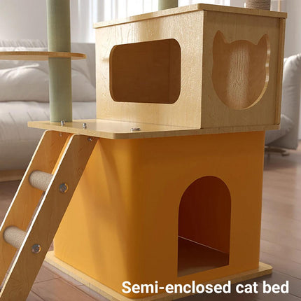 Multi Functional Cat Climbing Tree Tower Stand House Furniture Activity Center