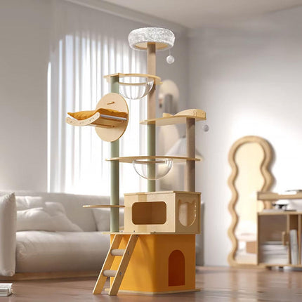 Multi Functional Cat Climbing Tree Tower Stand House Furniture Activity Center