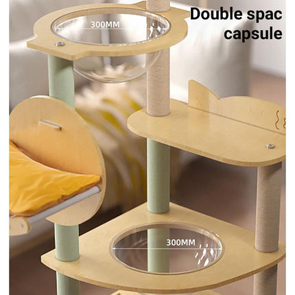 Multi Functional Cat Climbing Tree Tower Stand House Furniture Activity Center