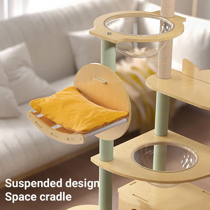 Multi Functional Cat Climbing Tree Tower Stand House Furniture Activity Center