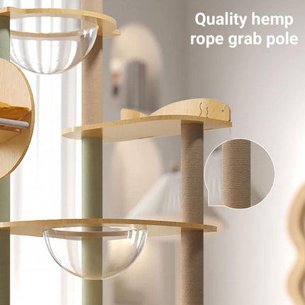 Multi Functional Cat Climbing Tree Tower Stand House Furniture Activity Center