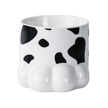 Ceramic Cat Food Bowl Cute Drinking Bowl for Pets Non Slip Food Water Dish Bowl