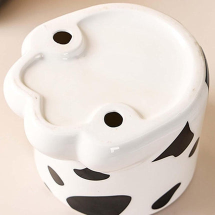 Ceramic Cat Food Bowl Cute Drinking Bowl for Pets Non Slip Food Water Dish Bowl
