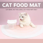 Anti Slip Pet Food Mat Scratch Proof Waterproof Dog Cat Bowl Tray Placemat Floor