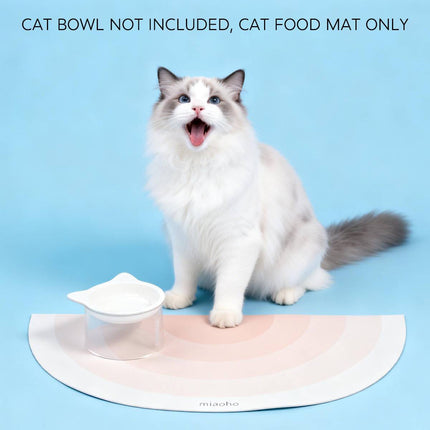 Anti Slip Pet Food Mat Scratch Proof Waterproof Dog Cat Bowl Tray Placemat Floor