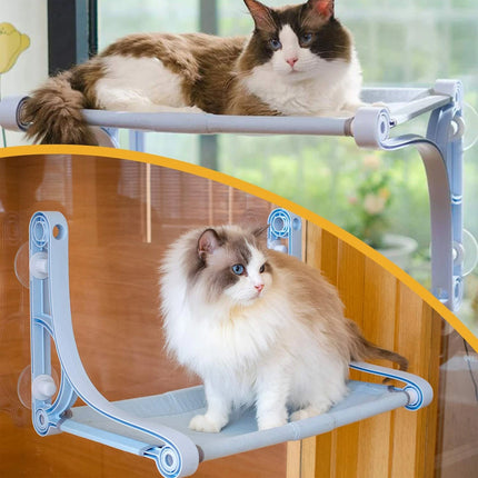 Cat Hammock for Wall Window Glass Suction Cup Style Comfortable Space Saving