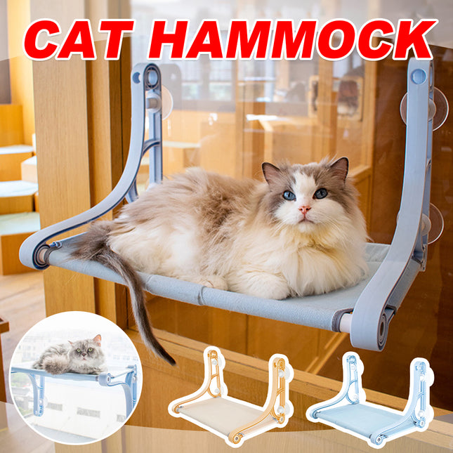 Cat Hammock for Wall Window Glass Suction Cup Style Comfortable Space Saving