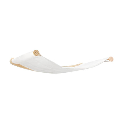 Wall Mounted Cat Hammock Soft Bed Natural Wood Arms