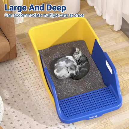 Enclosed Extra Large Cat Litter Box Pet Toilet for Cats Anti Odor Easy Clean