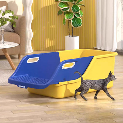 Enclosed Extra Large Cat Litter Box Pet Toilet for Cats Anti Odor Easy Clean