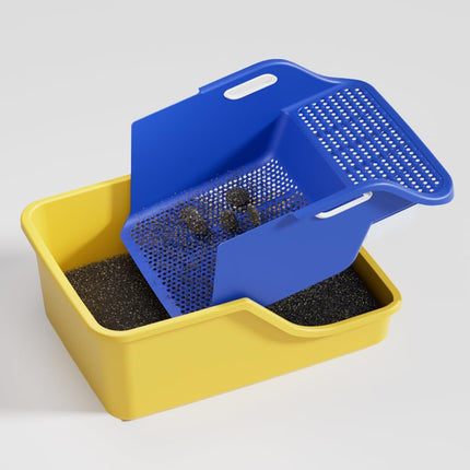 Enclosed Extra Large Cat Litter Box Pet Toilet for Cats Anti Odor Easy Clean