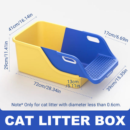 Enclosed Extra Large Cat Litter Box Pet Toilet for Cats Anti Odor Easy Clean