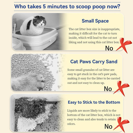 Enclosed Extra Large Cat Litter Box Pet Toilet for Cats Anti Odor Easy Clean