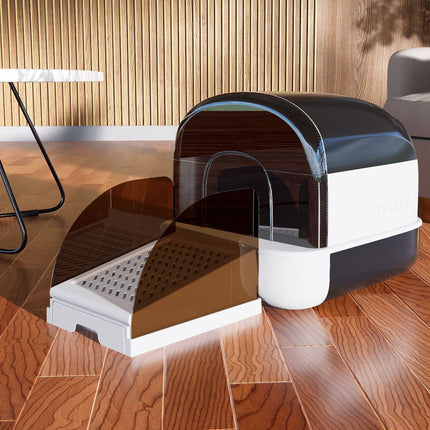 Cat Litter Box Ramp Anti Litter Tracking Non Slip Pet Kitty Accessory Easy Clean