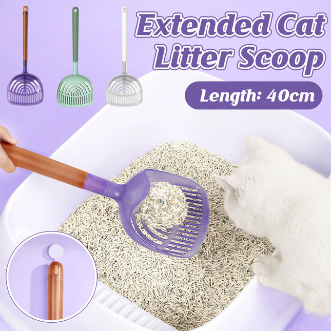 Cat Litter Shovel Cat Poop Removal Tool Kitten Litter Scoop Waste Cleaner