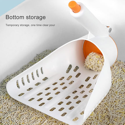 Sharp Angle Cat Litter Scoop Multi Functional Scraper Pet Poop Cleaning Tool