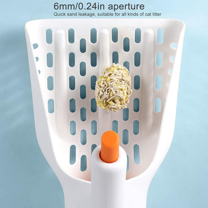 Sharp Angle Cat Litter Scoop Multi Functional Scraper Pet Poop Cleaning Tool