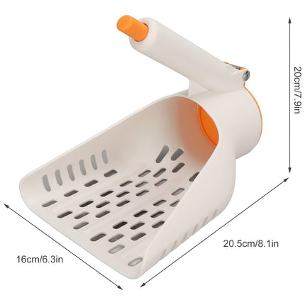 Sharp Angle Cat Litter Scoop Multi Functional Scraper Pet Poop Cleaning Tool