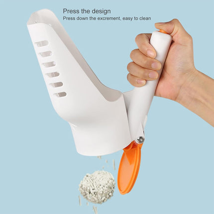 Sharp Angle Cat Litter Scoop Multi Functional Scraper Pet Poop Cleaning Tool