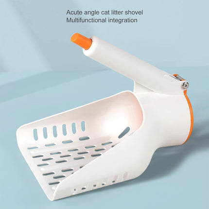 Sharp Angle Cat Litter Scoop Multi Functional Scraper Pet Poop Cleaning Tool