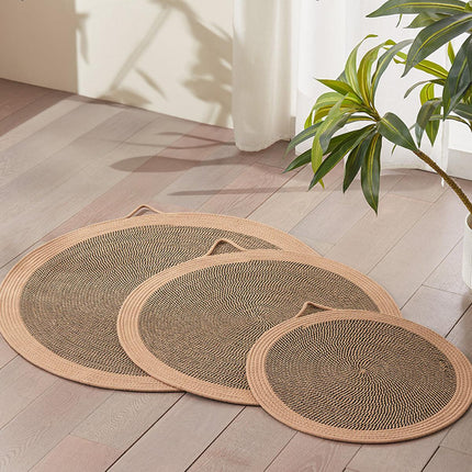 Cooling Rattan Cat Mat Summer Pet Sleeping Products Durable Cat Scratch Board