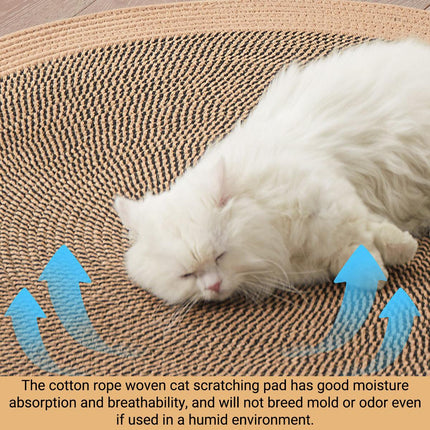 Cooling Rattan Cat Mat Summer Pet Sleeping Products Durable Cat Scratch Board