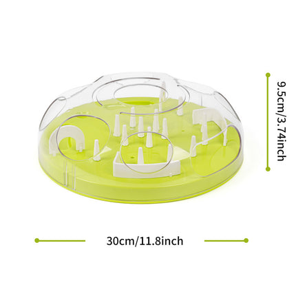 Cat Maze Slow Feeder Bowl Interactive Pet Food Dispenser Toy Anti Gulping Feeder