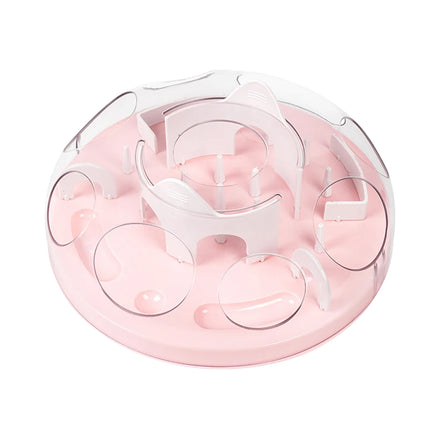Cat Maze Slow Feeder Bowl Interactive Pet Food Dispenser Toy Anti Gulping Feeder