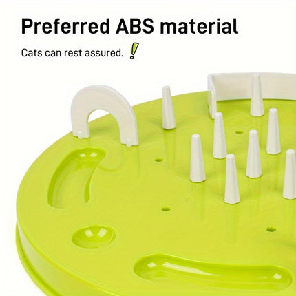 Cat Maze Slow Feeder Bowl Interactive Pet Food Dispenser Toy Anti Gulping Feeder
