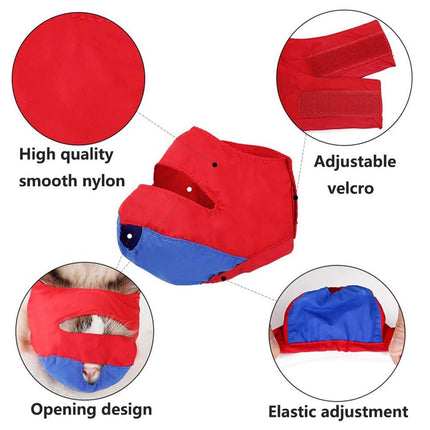 Anti Bite Pet Cat Muzzle Professional Ear Cleaning Anti Protective Mask For Cats