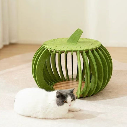 Cat Nest All-season Universal Model Creative Pumpkin Felt Cat Sleep Nest Toy