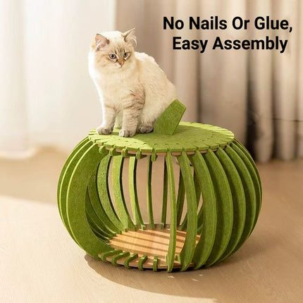 Cat Nest All-season Universal Model Creative Pumpkin Felt Cat Sleep Nest Toy