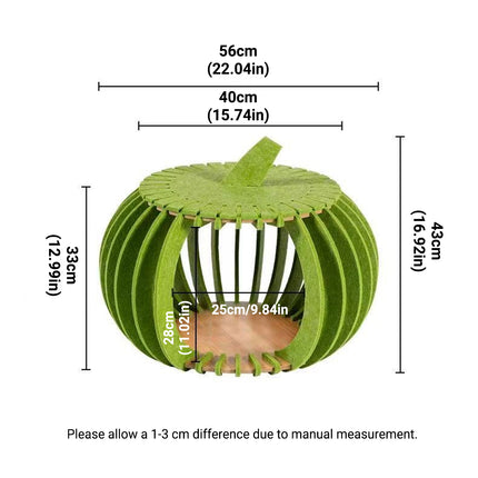 Cat Nest All-season Universal Model Creative Pumpkin Felt Cat Sleep Nest Toy