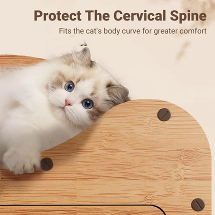 2 in 1 Cat Bed Cat Scratcher Cat House Kitten Sleeping Bed Pet Furniture Cat