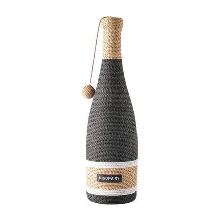 Vertical Cat Claw Wine Bottle Toy Kitten Scratcher Interactive Pet Play Chew Fun