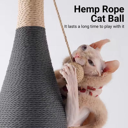 Vertical Cat Claw Wine Bottle Toy Kitten Scratcher Interactive Pet Play Chew Fun