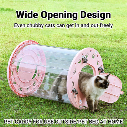 Portable Outdoor Cat Training Roller Interactive Pet Exercise Toy Durable