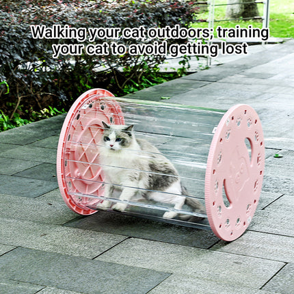 Portable Outdoor Cat Training Roller Interactive Pet Exercise Toy Durable