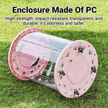 Portable Outdoor Cat Training Roller Interactive Pet Exercise Toy Durable