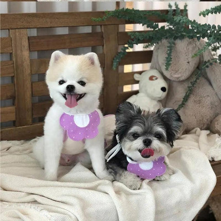 Cat Saliva Towel Pet Supplies Clothes Decoration Supplies Triangle Towel Dog AU - Aimall