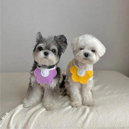 Cat Saliva Towel Pet Supplies Clothes Decoration Supplies Triangle Towel Dog AU - Aimall