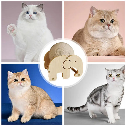 Cat Claw Grinding Toy Upright Cat Claw Ball Cat Scratch Toy Pet Interactive Play