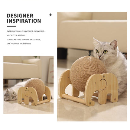 Cat Claw Grinding Toy Upright Cat Claw Ball Cat Scratch Toy Pet Interactive Play