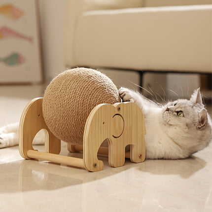 Cat Claw Grinding Toy Upright Cat Claw Ball Cat Scratch Toy Pet Interactive Play