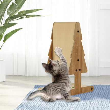 Vertical Cat Scratcher Bed 2 in 1 Durable Non Shed for Indoor Cats Scratching