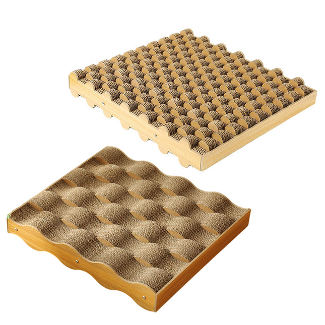 Cat Entertainment Corrugated Scratching Board Cat Toy Anti Scratch Durable