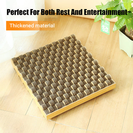Cat Entertainment Corrugated Scratching Board Cat Toy Anti Scratch Durable