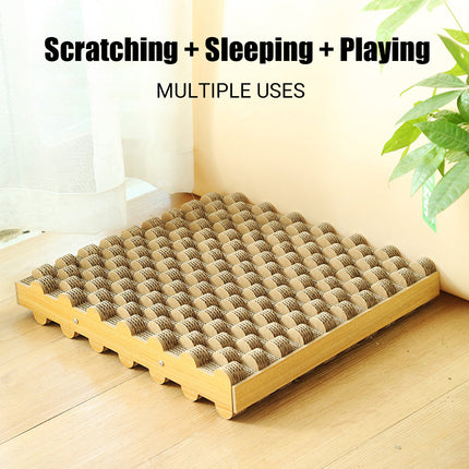Cat Entertainment Corrugated Scratching Board Cat Toy Anti Scratch Durable
